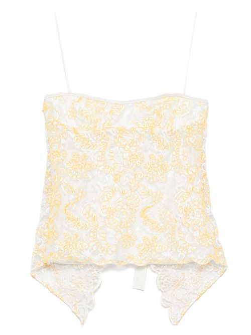 Lace camisole top - White