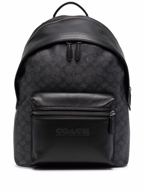 Signature canvas backpack - Black