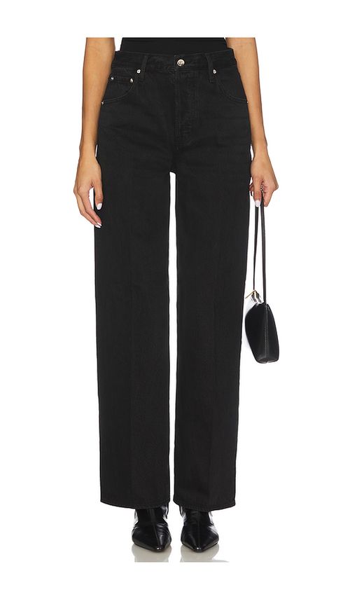 PISTOLA Tate High Rise Bowed Wide Jeans in Midnight Hour. 31 also , 24, 25, 26, 27, 28