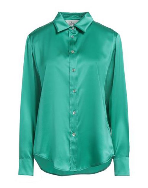 Sleep No More Woman Shirt Emerald green Size S Silk