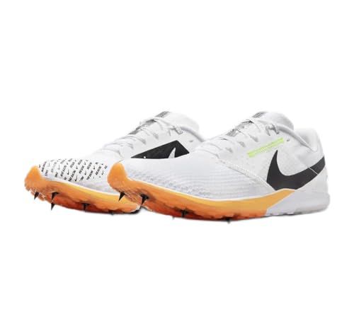 Nike Rival XC 6 Cross-Country Spikes (DX7999-001, Black/Metallic Silver-DK Smoke Grey)