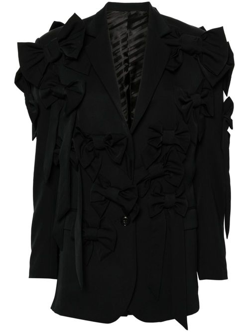 Bow Bouquet blazer - Black