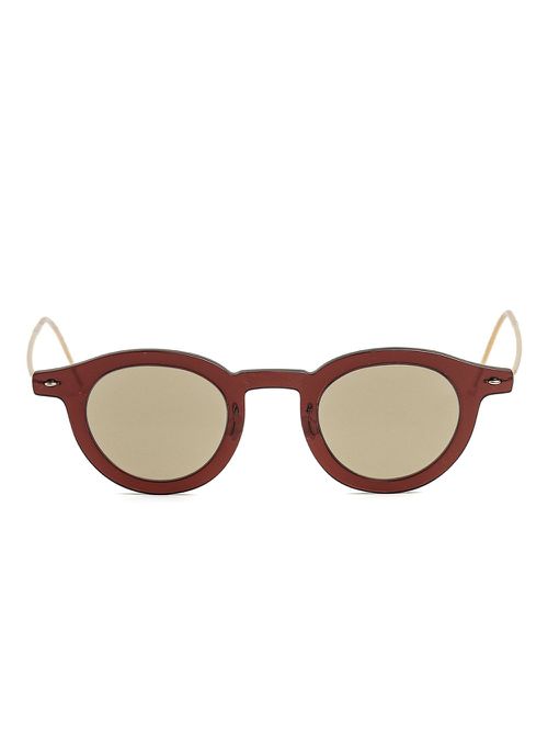 Lindberg round-frame sunglasses - Brown 8342