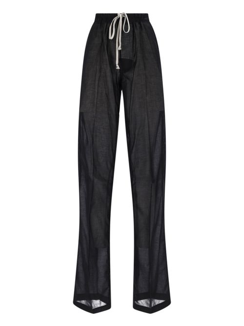 Women's 100% Cotton Trousers with Buffalo Horn Buttons