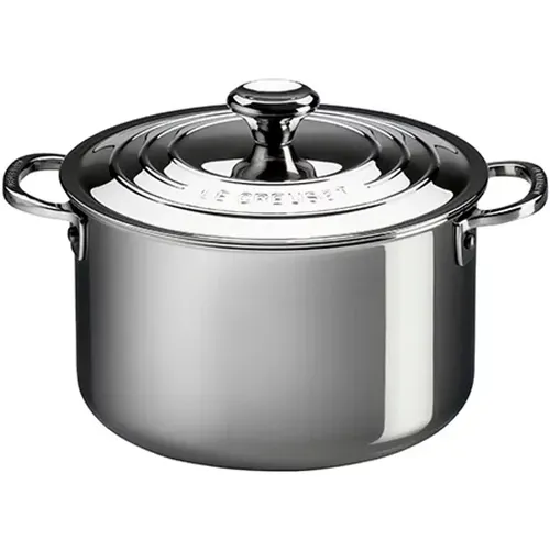 Le Creuset Signature Stainless Steel Stockpot With Lid