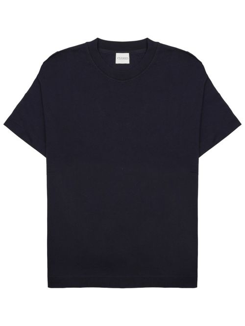 Navy Blue Solid T-Shirt