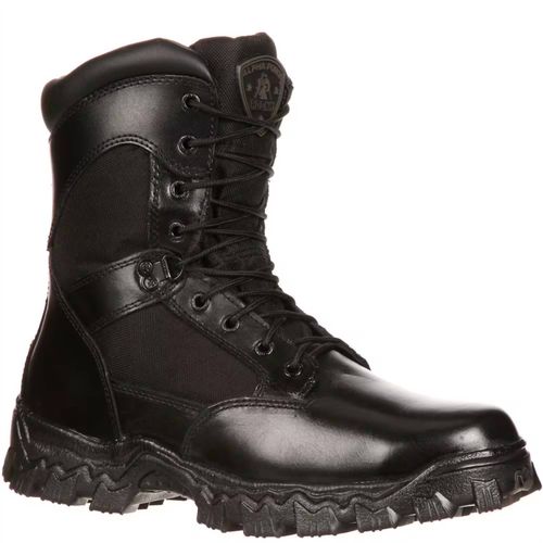 Men's Alpha Force Waterproof 400G Insulated Public Service 8" Boot In Black
