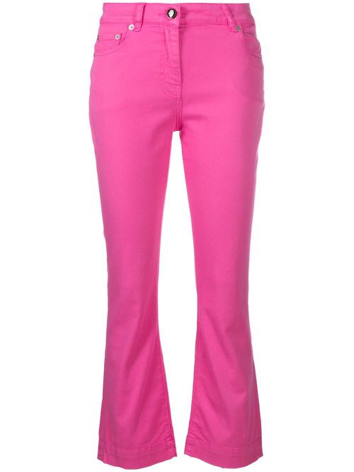 Straight-leg fitted trousers - Pink