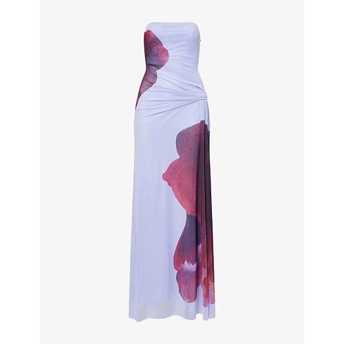 Womens Georgiana Strapless Woven Maxi Dress