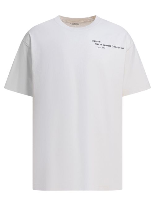 S/S Punched T-Shirts Beige