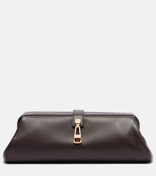 Small leather shoulder bag
