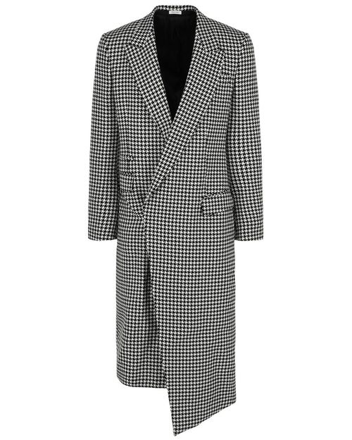 Alexander McQueen Asymmetric Wool Coat