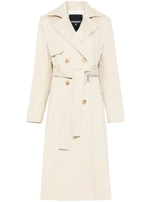 Zip-up trench coat - Neutrals