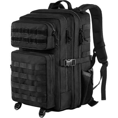 TEMU 45l Outdoor Backpack, Large Capacity Modular Rucksack With Padded Compartment, For Men, & Campers, Ideal For Hiking, Camping, Trekking & Outdoor