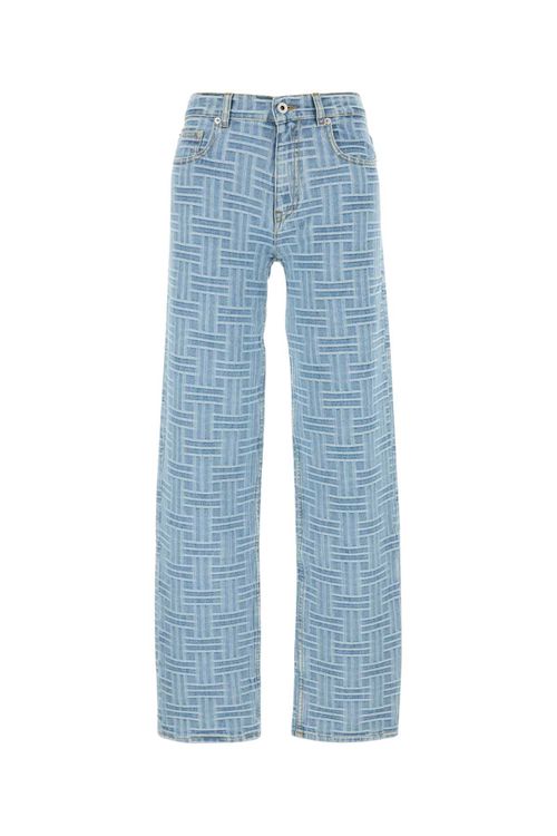 Embroidered Denim Jeans