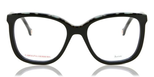Carolina Herrera HER 0146 WR7 Women’s Eyeglasses Black Size 52 - Blue Light Block Available