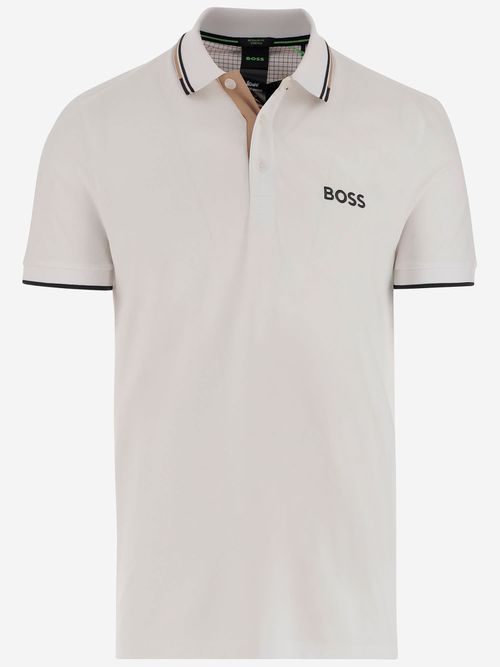 Stretch Cotton Blend Polo Shirt