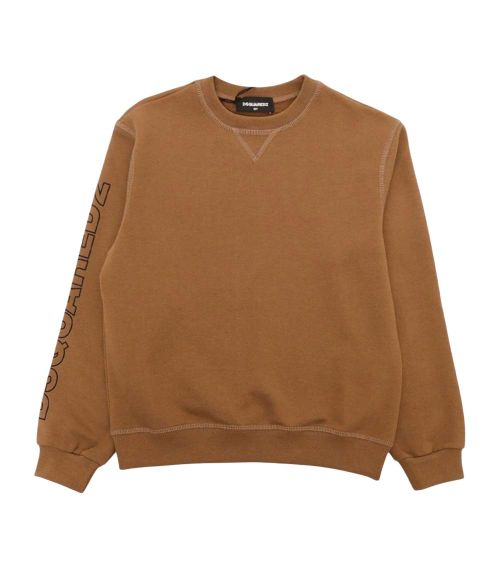 Boys Brown Regular Sweatshirt