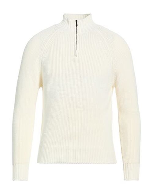Man Turtleneck Ivory Size 36 Cotton