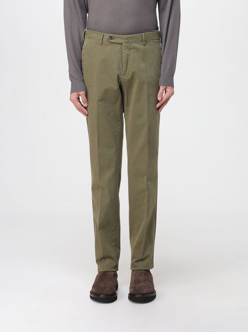 Pants Men color Green