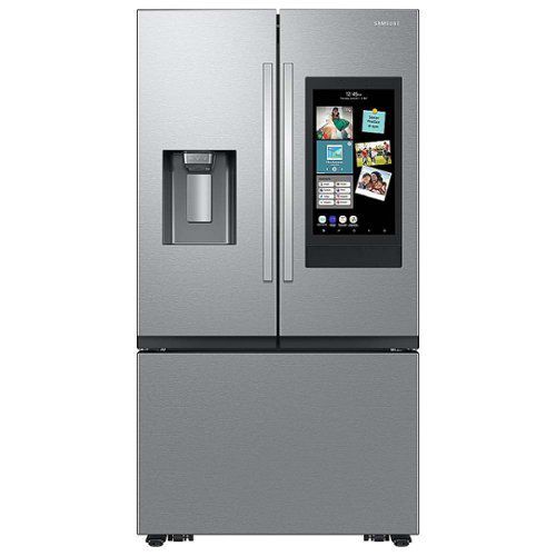 Open Box 30 cu. ft. 3-Door French Door Smart Refrigerator with Family Hub - Stainless Steel
