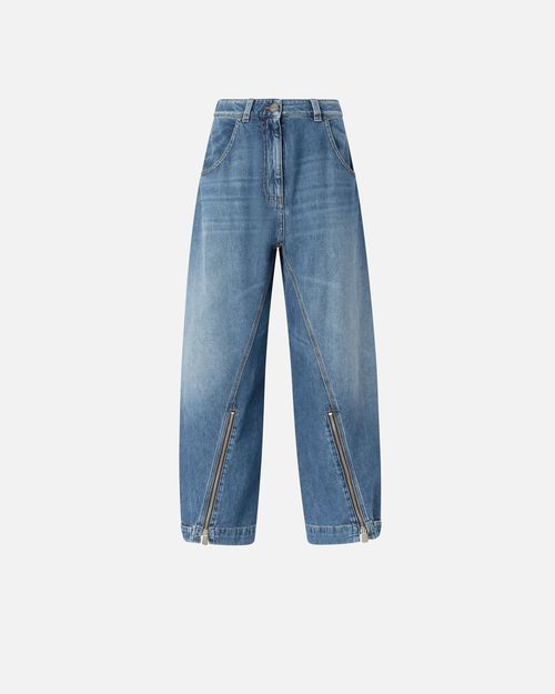 Balloon-fit jeans with zip - 30