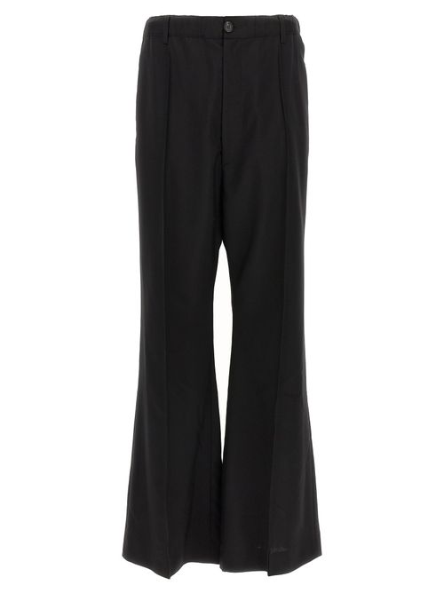 Virgin Wool Trousers — Black