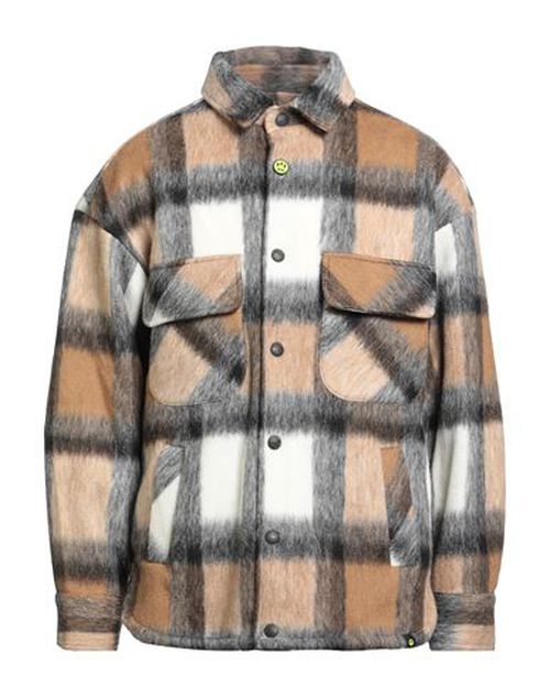 Man Shirt Camel Size 36 Wool, Polyester