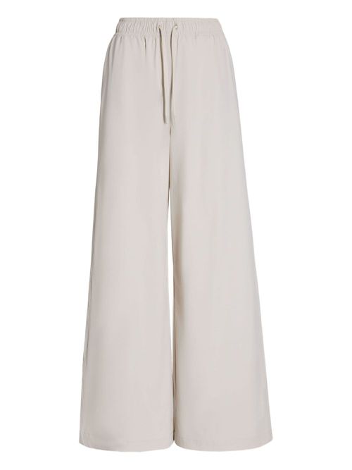 Elasticated-waist trousers - Neutrals