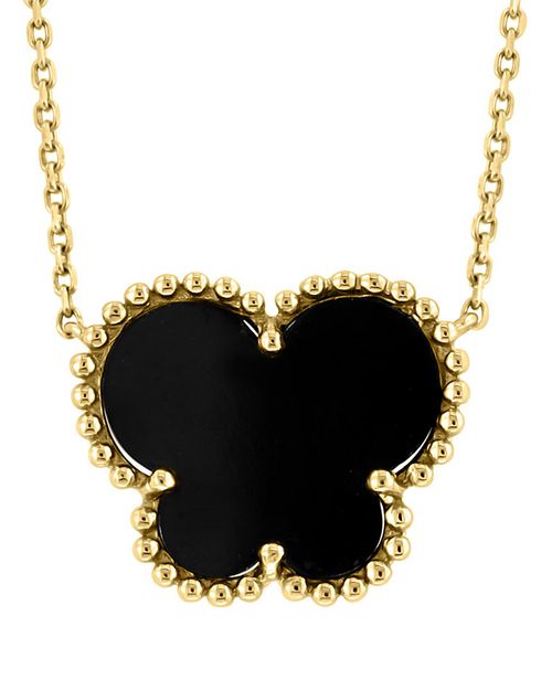 14K 1.45 ct. tw. Onyx Necklace