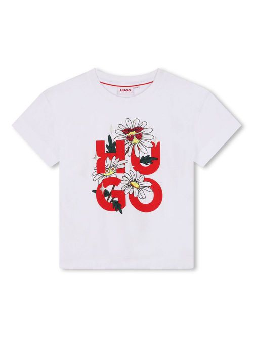 Logo-print organic cotton T-shirt - White