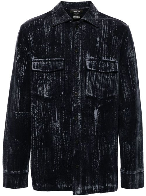 Felted shirt - Blue