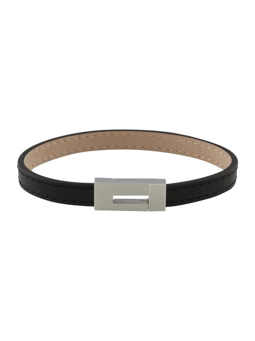 Calvin Klein Braccialetto nero / argento