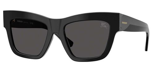 Burberry BE4449 300187 Women's Sunglasses Black Size 53