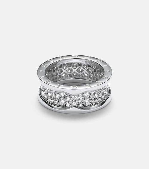 Bvlgari B. Zero1 18kt white gold ring with diamonds