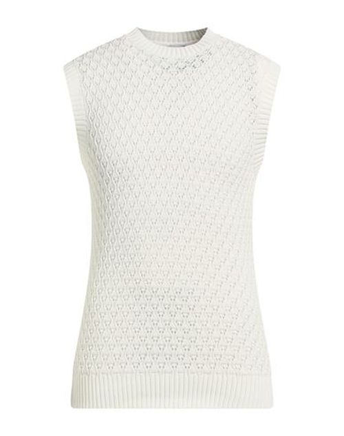 Platinum Man Sweater Ivory Size M Cotton