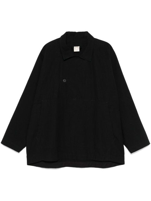 Twill shirt jacket - Black