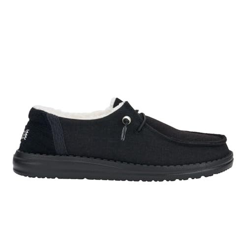 Hey Dude Wendy Brushed Cozy Black/Black