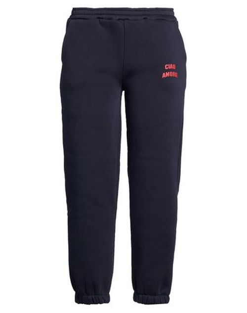 Ciao Amore Woman Pants Navy Size S Cotton, Polyester