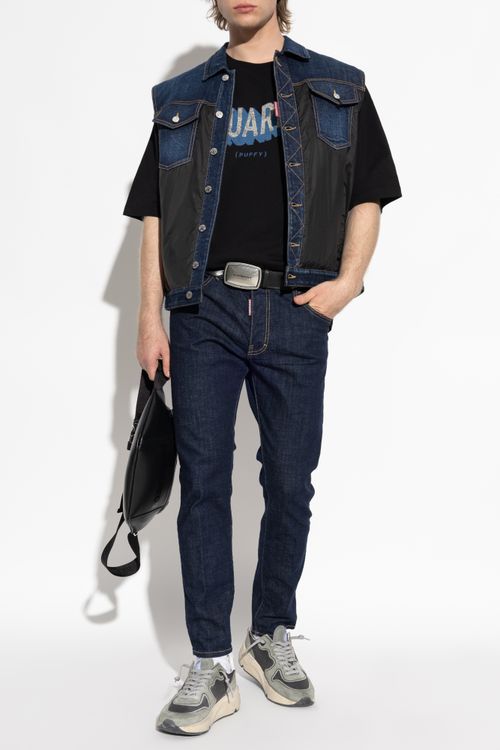 Dsquared2 T-shirt With Logo, Men's, Black