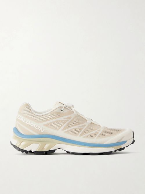 Xt-6 Shadow Rubber-trimmed Fabric Sneakers - Neutrals