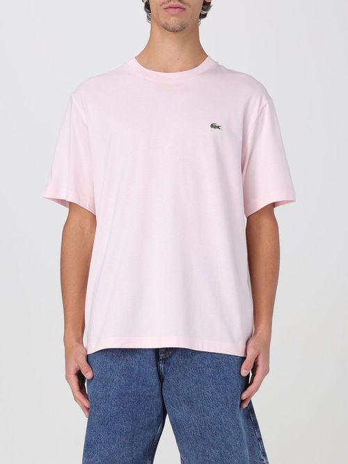 T-Shirt LACOSTE Men color Pink