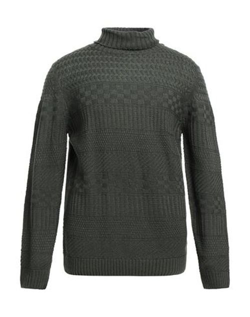Man Turtleneck Dark green Size 3XL Wool, Acrylic