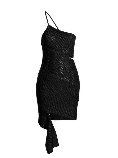 Andreādamo Sequin One Shoulder Dre