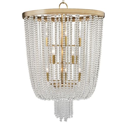 Aged Brass Chandelier from the Royalton Collection