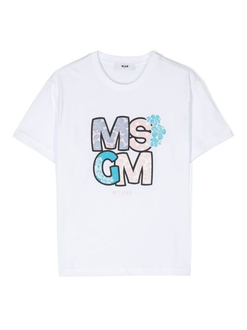 Logo-print T-shirt - White