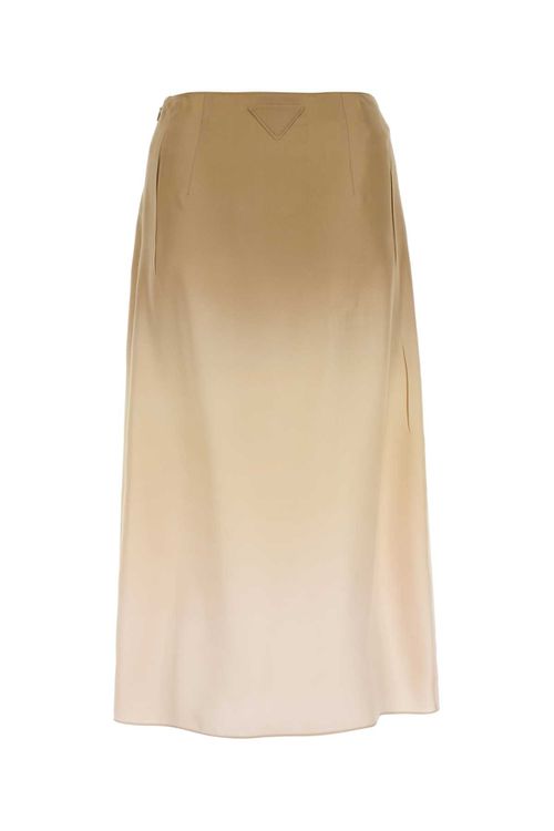Multicolor Silk Skirt