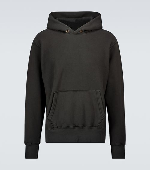 Cropped hooded sweatshirt