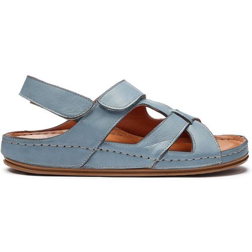 Hotter Wide Fit 'dilara' Sandals In Mid Blue