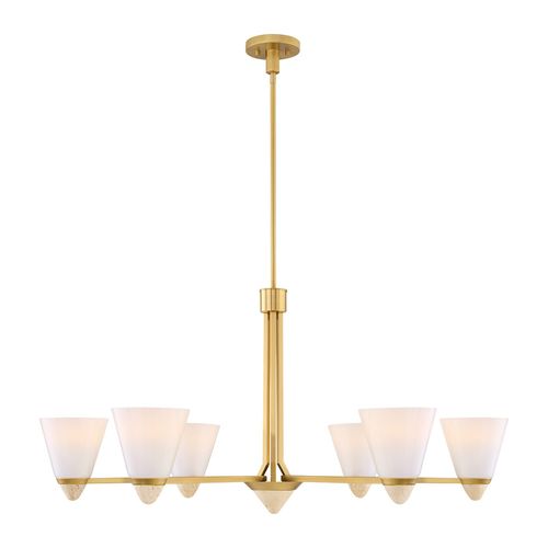 Kohlman 6-Light Chandelier in Warm Bra